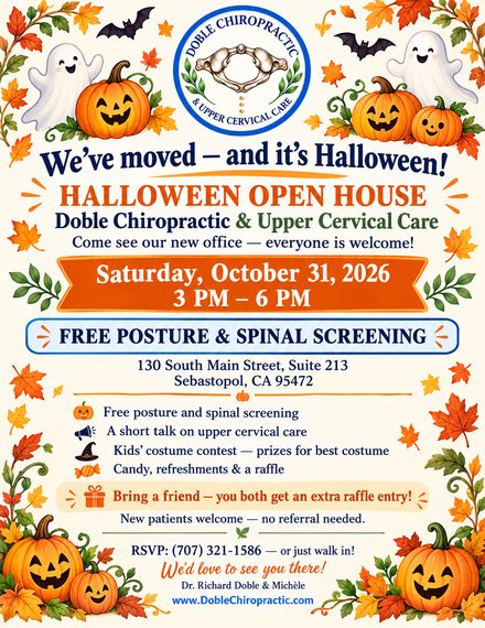 Halloween Open House flier
